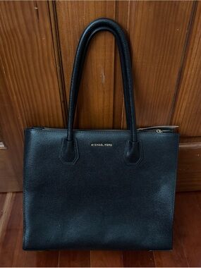 Michael Kors Black XL Leather Structured Tote